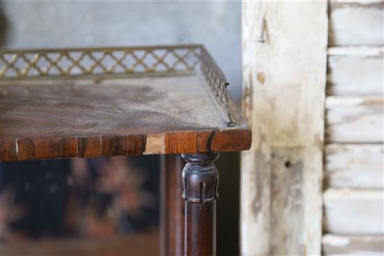 A Regency rosewood mirrored back chiffonier, W.96cm, D.36cm, H.125cm